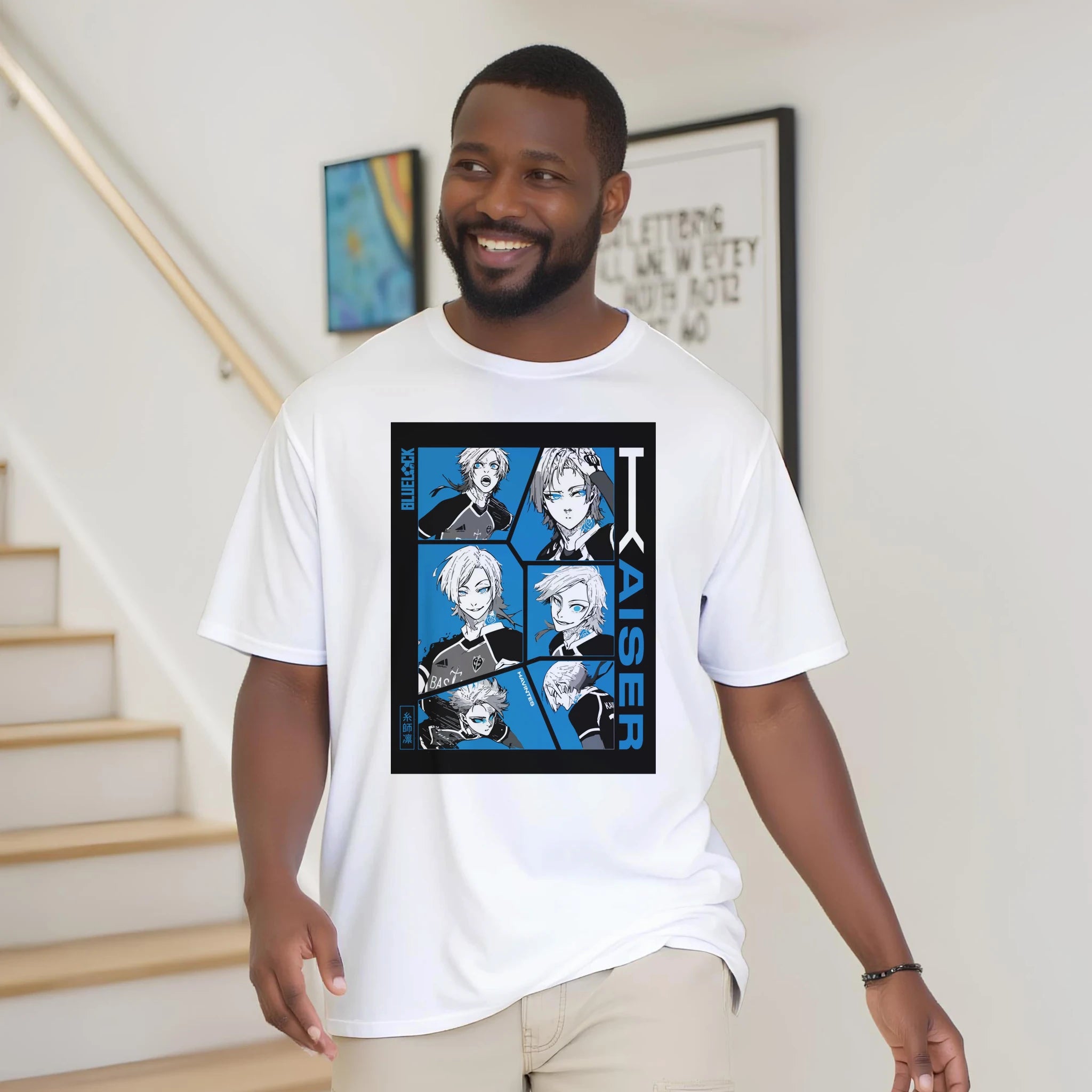 T-Shirt Blue Lock Kaiser