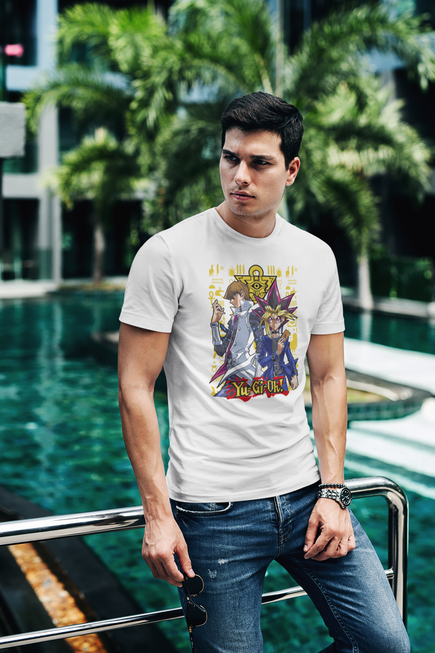 T-Shirt Yu-Gi-Oh Seto Kaiba e Yugi Muto