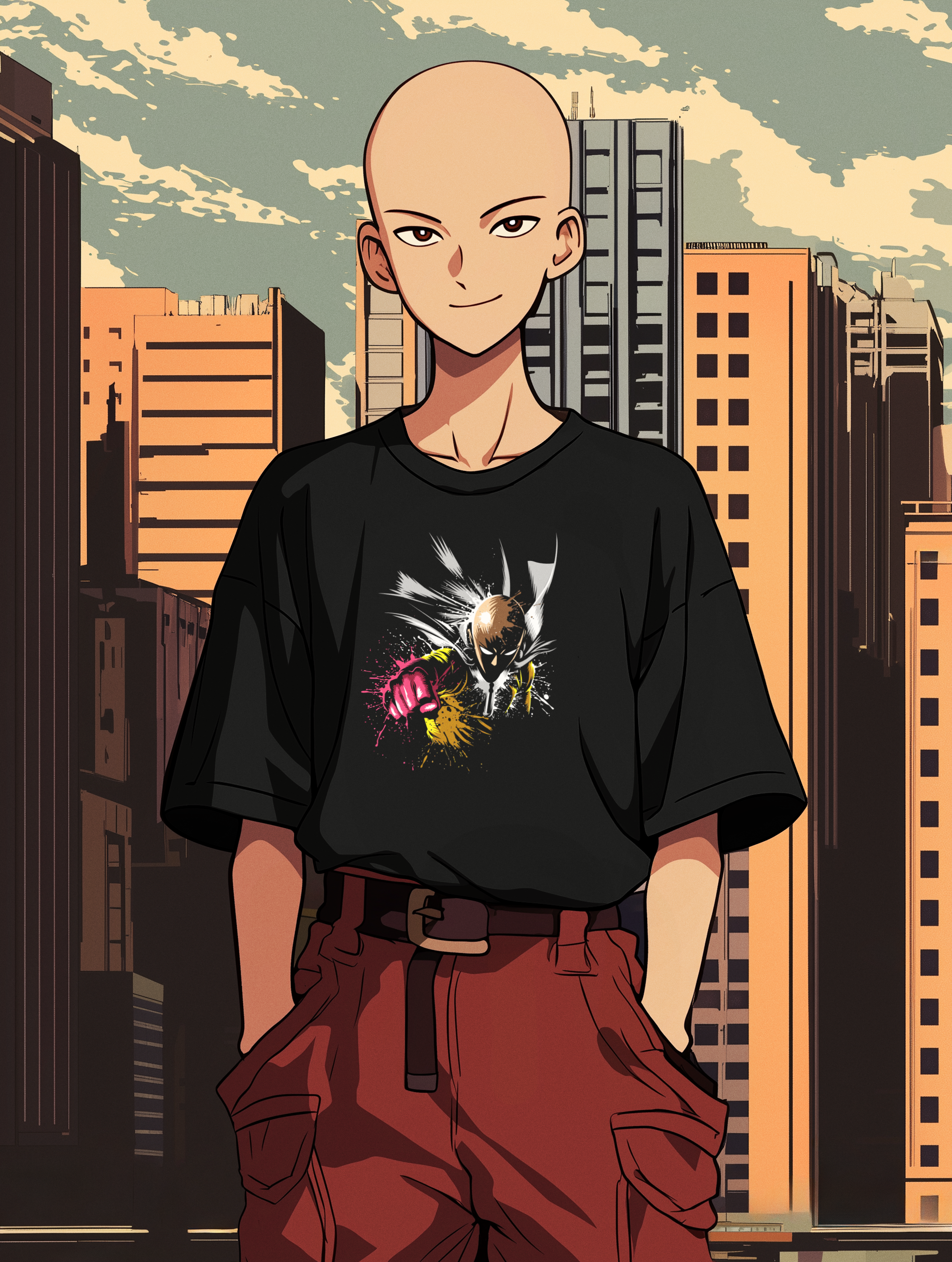 T-Shirt One Punch Man 4